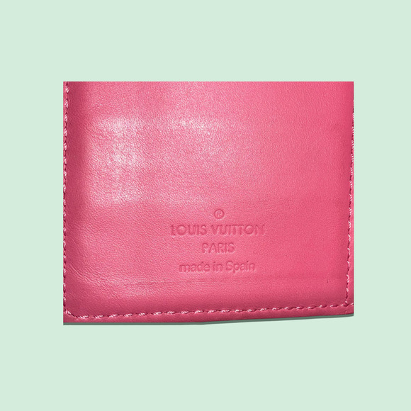 LOUIS VUITTON Small Pink Monogram Ring Agenda Cover - Picture 8 of 13